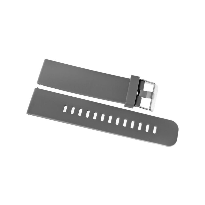 61_49_58_max Pasek silikonowy SZARO-SREBRNY U15-20-6