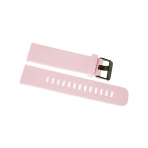 Pasek silikonowy RÓŻOWO-CZARNY U15-20-9