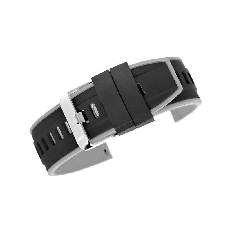 61_80_28_max Pasek silikonowy CZARNO-SZARY U22-20-5