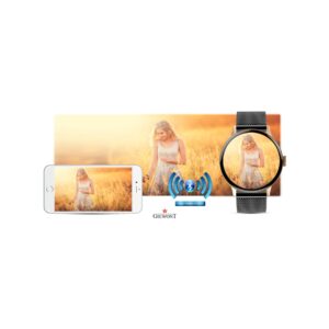 Smartwatch Damski GIEWONT Różowe Złoto Czarny GW330-4