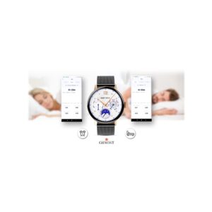Smartwatch Damski GIEWONT Różowe Złoto Czarny GW330-4
