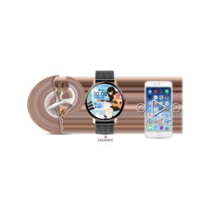Smartwatch Damski GIEWONT Różowe Złoto Czarny GW330-4