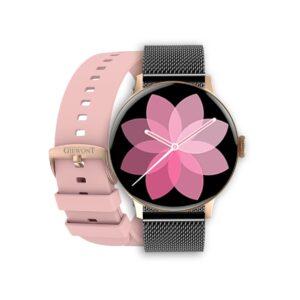 Smartwatch Damski GIEWONT Różowe Złoto Czarny GW330-4