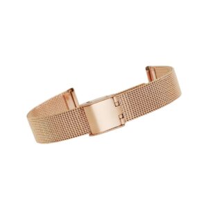 Bransoleta Siatka Różowe Złoto 12 mm 301RG12