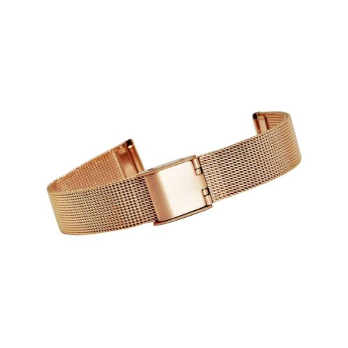 Bransoleta Siatka Różowe Złoto 14 mm 301RG14