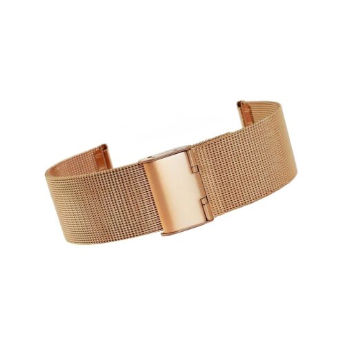 Bransoleta Siatka Różowe Złoto 22 mm 301RG22