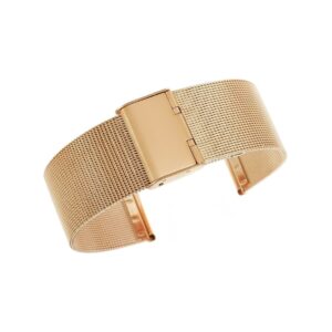 Bransoleta Siatka Różowe Złoto 22 mm 301RG22