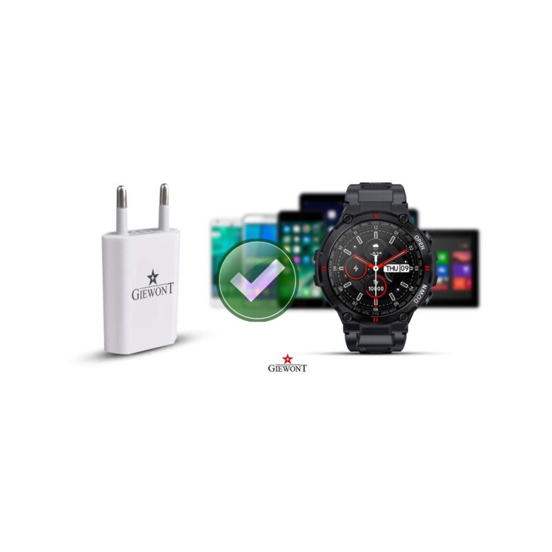 ŁADOWARKA do Smartwatch GIEWONT POWER ON USB 5V 1A GWL1 Uniwersalna