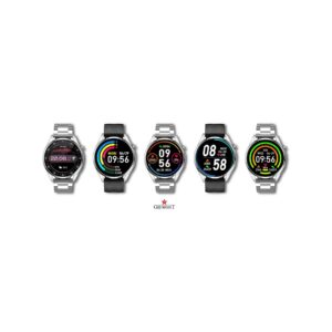 Smartwatch GIEWONT Vertex SmartCall GW450-4 Silver/Carbon Silikon