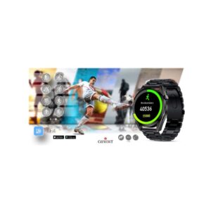 Smartwatch GIEWONT Vertex SmartCall GW450-2 Carbon/Carbon Leather