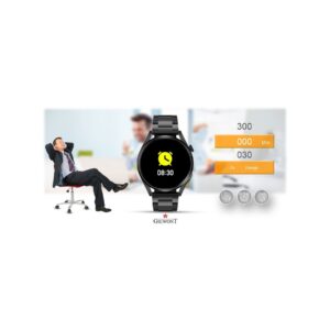 Smartwatch GIEWONT Vertex SmartCall GW450-2 Carbon/Carbon Leather