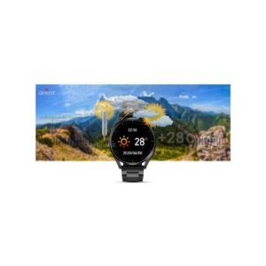 Smartwatch GIEWONT Vertex SmartCall GW450-2 Carbon/Carbon Leather