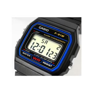 Zegarek Męski CASIO F-91W-1YEG + BOX