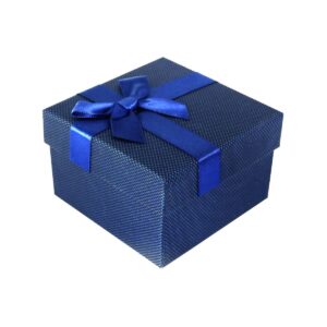 64_85_78_max Pudełko na zegarek - kokardka - granatowe