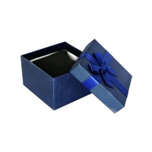 64_85_81_max Pudełko na zegarek - kokardka - granatowe