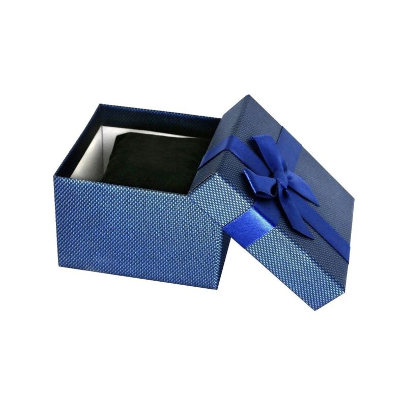 64_85_82_max Pudełko na zegarek - kokardka - granatowe