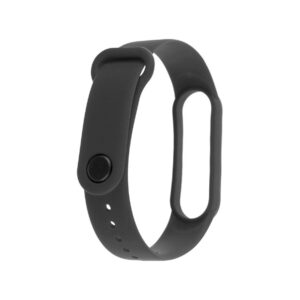 Pasek silikonowy do Xiaomi 5/6 - czarny