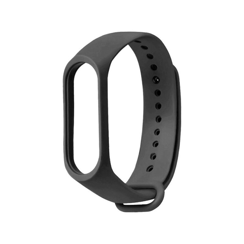 Pasek silikonowy do Xiaomi 5/6 - czarny