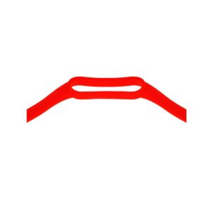 Pasek silikonowy do Xiaomi 5/6 - czerwony