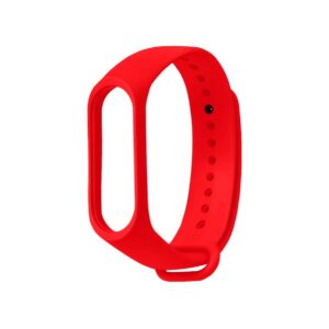 Pasek silikonowy do Xiaomi 5/6 - czerwony