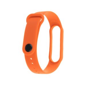Pasek silikonowy do Xiaomi 5/6 - pomarańczowy