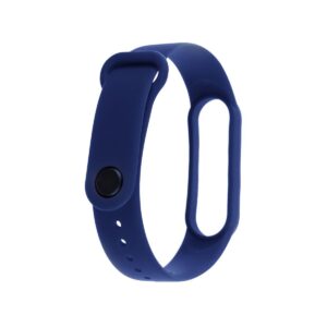 Pasek silikonowy do Xiaomi 5/6 - granatowy