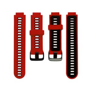 65_10_137_max Pasek silikonowy do Garmin G02 - czerwono-czarny