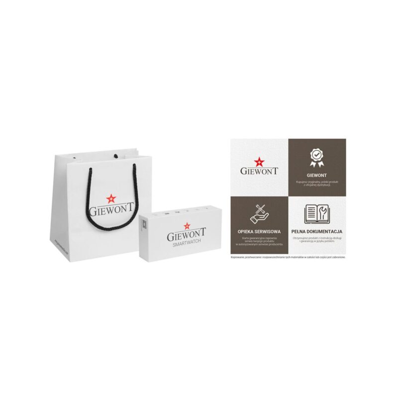 Smartwatch GIEWONT Dynamic SmartCall GW230-4 - Silver/Deep Ocean