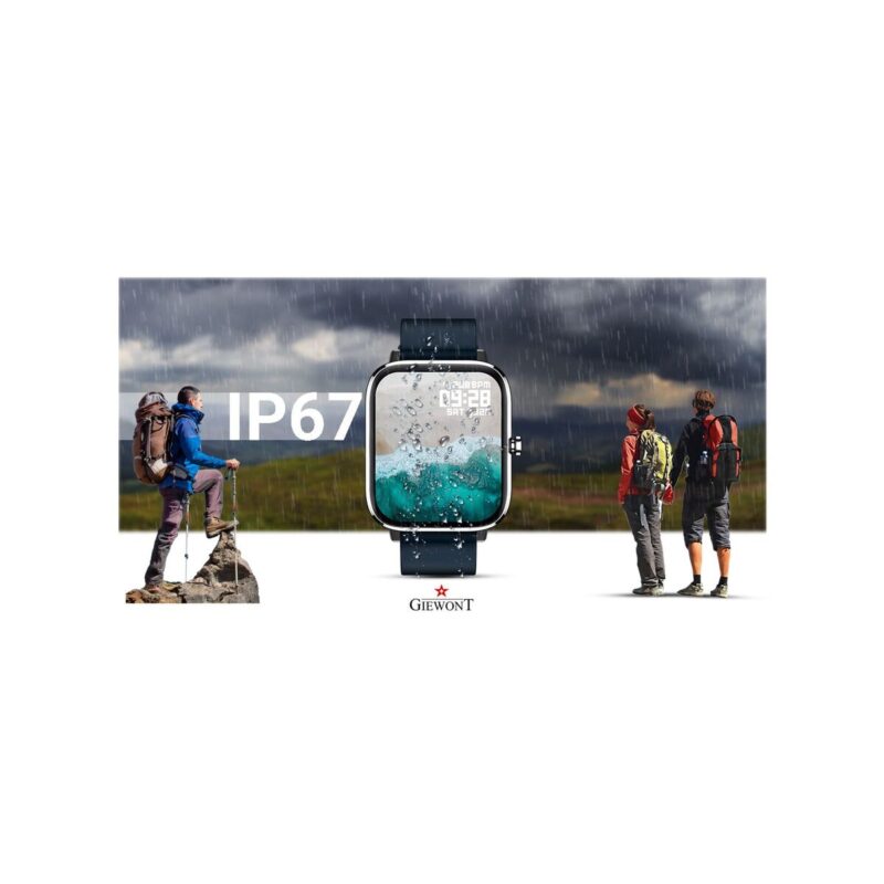 Smartwatch GIEWONT Dynamic SmartCall GW230-4 - Silver/Deep Ocean