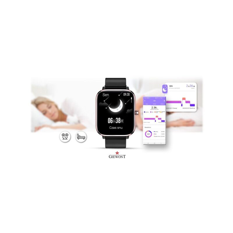 Smartwatch Giewont Różowo-Czarny GW230-3