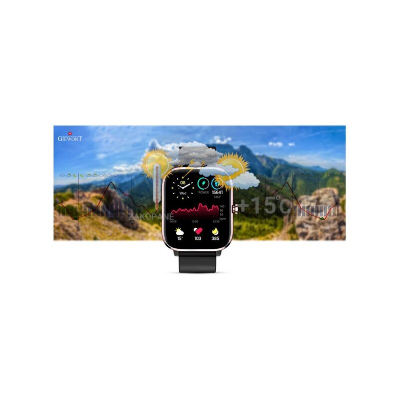 Smartwatch Giewont Różowo-Czarny GW230-3