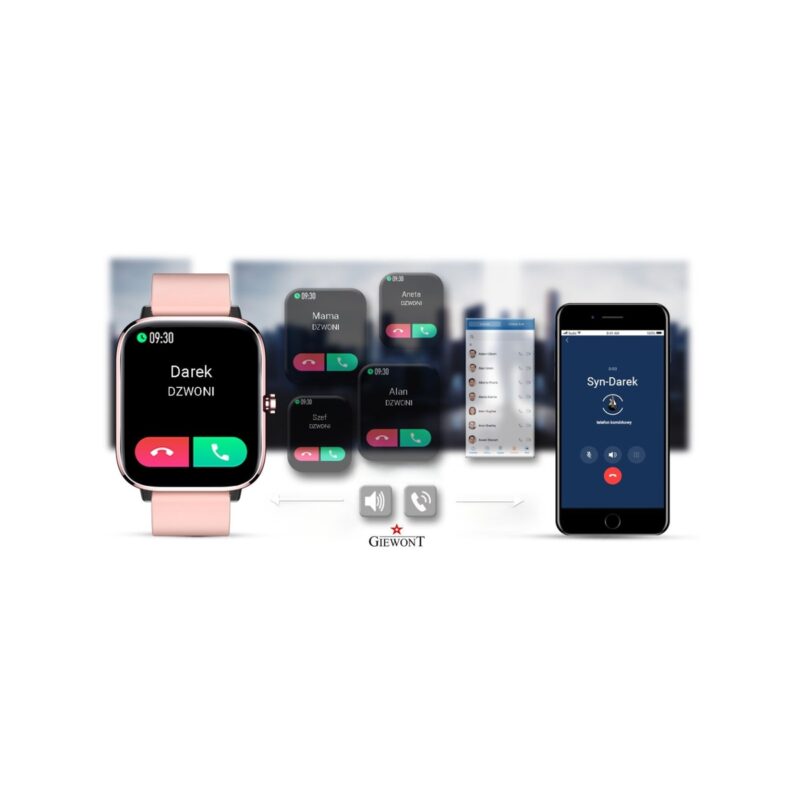 Smartwatch Giewont Różowy GW230-1 