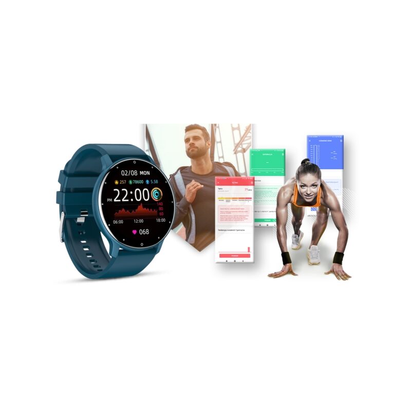 66_02_121_max Smartwatch GIEWONT Niebieski GW120-4