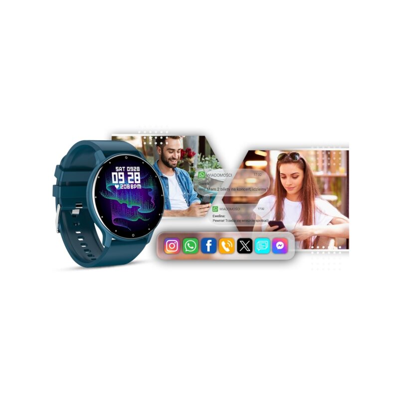 66_02_123_max Smartwatch GIEWONT Niebieski GW120-4