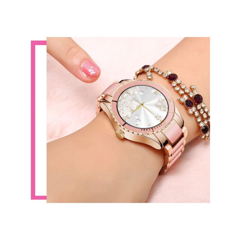 66_34_47_max Smartwatch Damski Rubicon RNCE82 Różowy