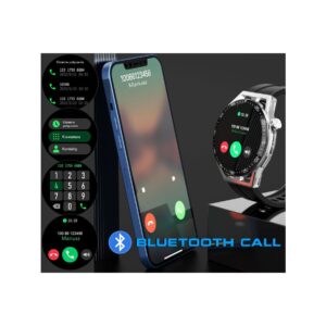 66_35_66_max Smartwatch Rubicon RNCE88-1 Czarny- Czarny Pasek Silikonowy + Czarny Pasek Skórzany