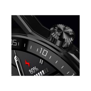 66_35_72_max Smartwatch Rubicon RNCE88-1 Czarny- Czarny Pasek Silikonowy + Czarny Pasek Skórzany