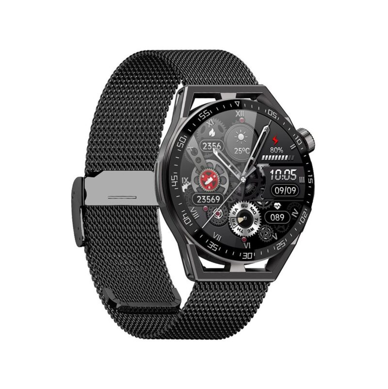 Smartwatch  Rubicon RNCE88-2 Czarny- Czarny Pasek Silikonowy + Czarna Bransoleta