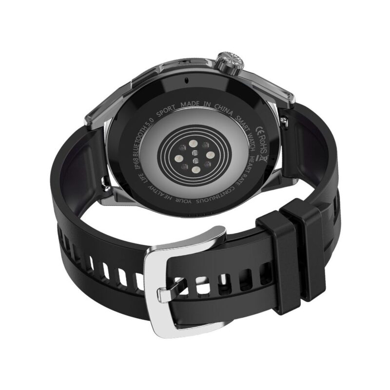 Smartwatch  Rubicon RNCE88-2 Czarny- Czarny Pasek Silikonowy + Czarna Bransoleta