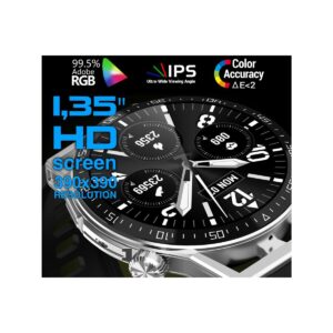 Smartwatch  Rubicon RNCE88-2 Czarny- Czarny Pasek Silikonowy + Czarna Bransoleta