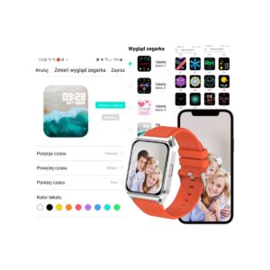 Smartwatch Rubicon RNCE89-3 Złoto-Różowy