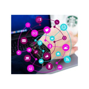 Smartwatch Rubicon RNCE89-3 Złoto-Różowy