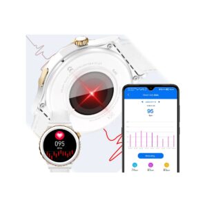 Smartwatch Damski Rubicon RNCE92 PRO White/2 x Pasek SMARUB171