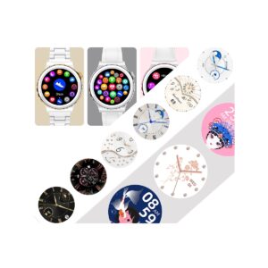 Smartwatch Damski Rubicon RNCE92 PRO White/2 x Pasek SMARUB171