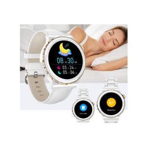 Smartwatch Damski Rubicon RNCE92 PRO White/2 x Pasek SMARUB171