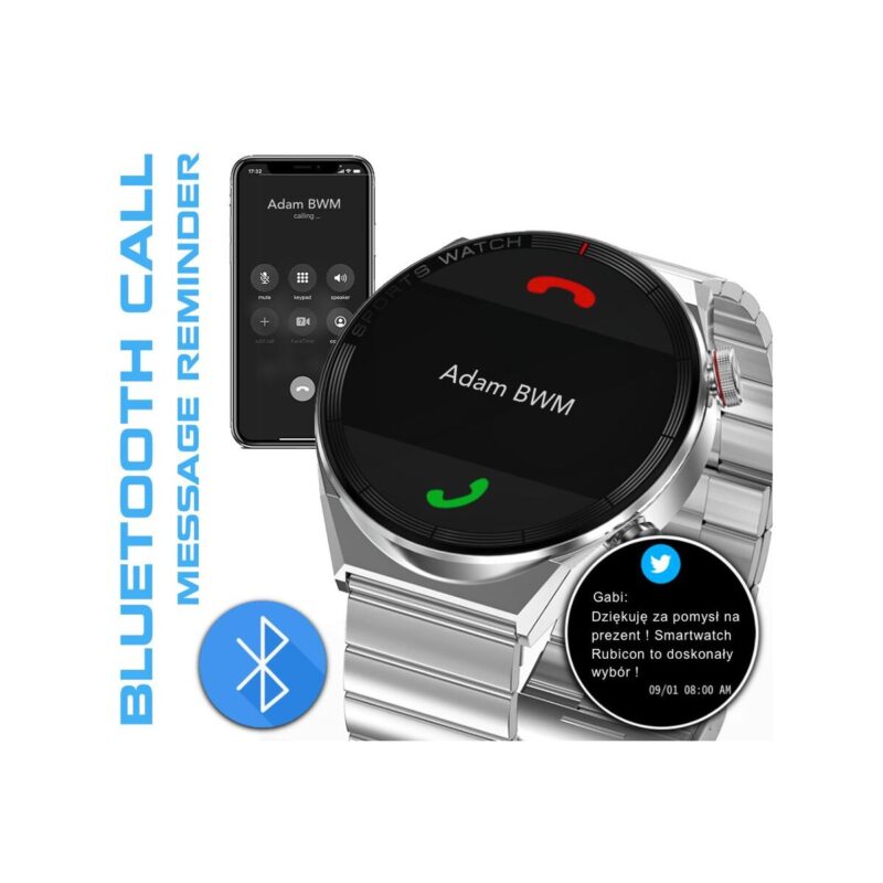 66_49_22_max Smartwatch Rubicon RNCE99 Black Metal + Silicon SMARUB194