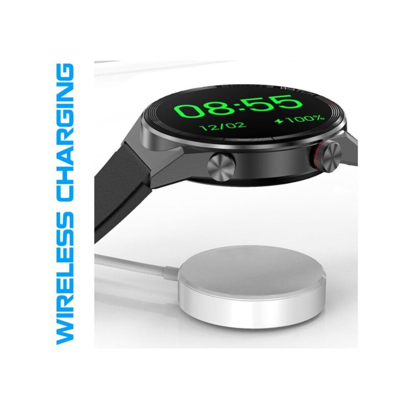 66_49_23_max Smartwatch Rubicon RNCE99 Black Metal + Silicon SMARUB194