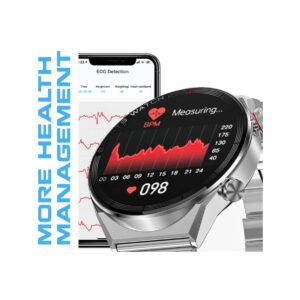 66_49_26_max Smartwatch Rubicon RNCE99 Black Metal + Silicon SMARUB194