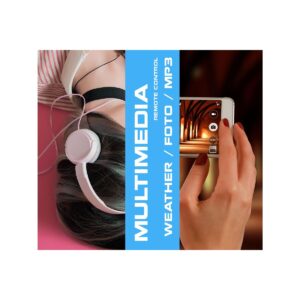 66_49_27_max Smartwatch Rubicon RNCE99 Black Metal + Silicon SMARUB194