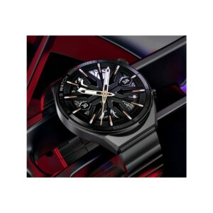 66_49_30_max Smartwatch Rubicon RNCE99 Black Metal + Silicon SMARUB194